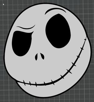 Jack Skellington face #5 - AMS READY 