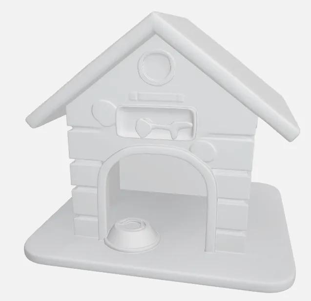 Maison en forme de caniche   