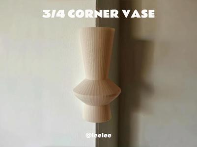 3/4 CORNER VASE   