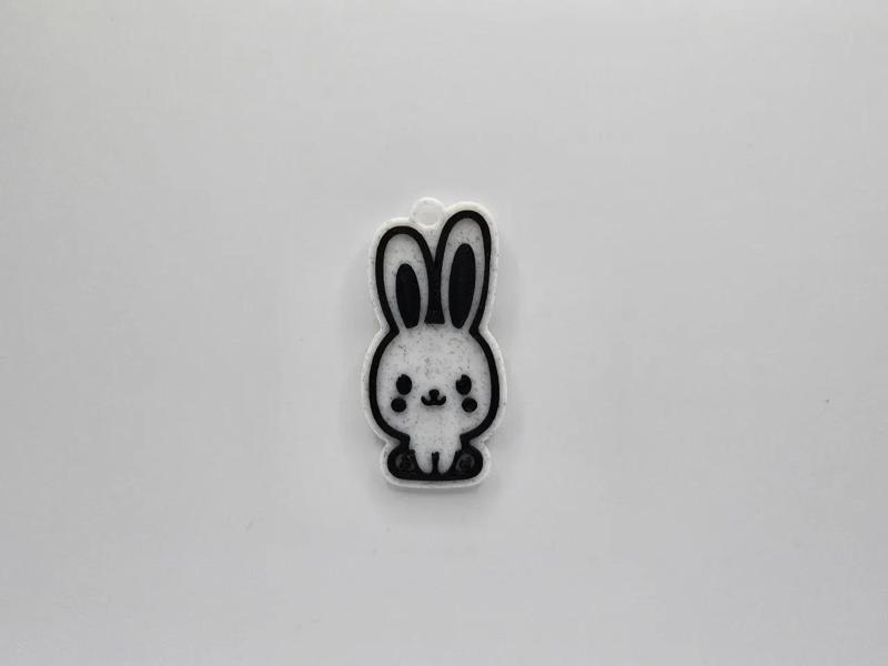 Cute Bunny Keychain   