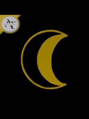 Simple Moon Symbol - 2D Art 