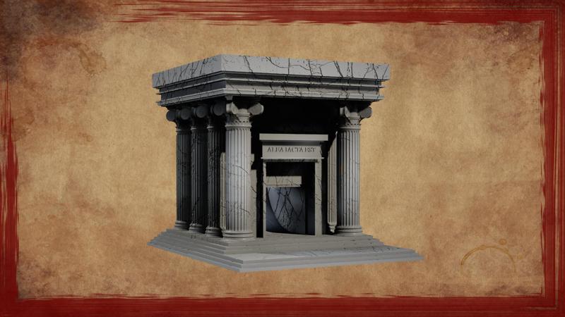 Ancient Roman Dice Tower