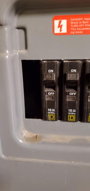 Circuit Breaker Box Open Slot Cover