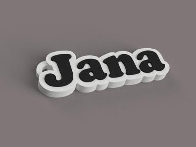 Schlüsselanhänger Jana