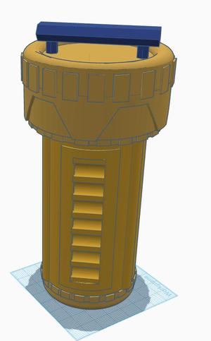 Savi's Kyber Crystal Canister Unit