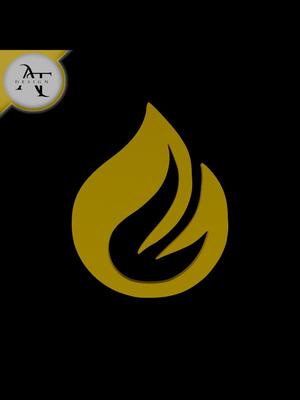 Simple Flame Symbol - 2D Art