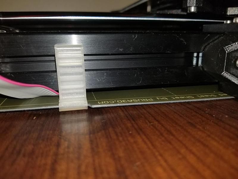 Prusa Mini Sheet Storage - Behind LCD support