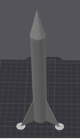 Compressed air rocket