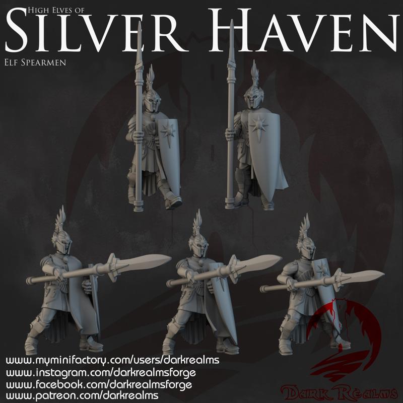Dark Realms - Silver Haven - Elf Warriors