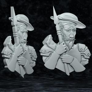 Don Quixote de la Mancha, relief