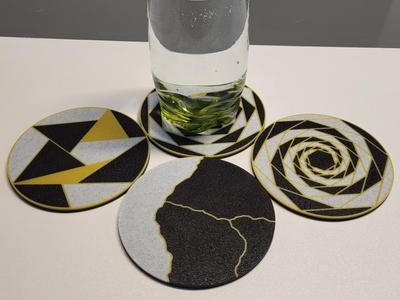 Beverage coaster bundle