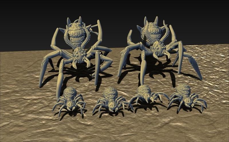 Small spiders and their champion