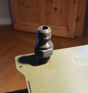 Gardena-to-kitchen faucet adapter