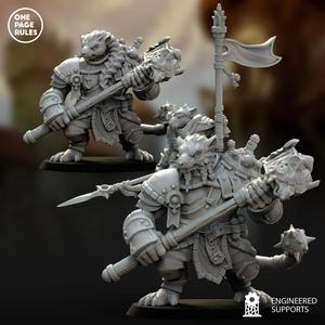 Battle Master on Rat Ogre (Captain) - Ratmen