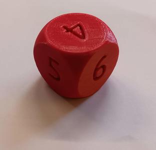 Dice with numbers