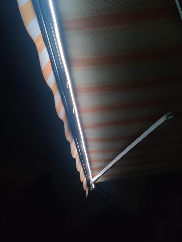 led strip mounting hooks for awning / canopy / sunblind / marquee type rails