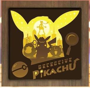 pikachu lamp lightbox