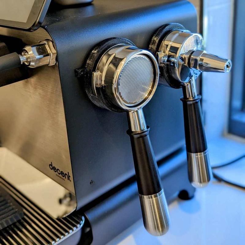 Decent Espresso Dual Portafilter Holder