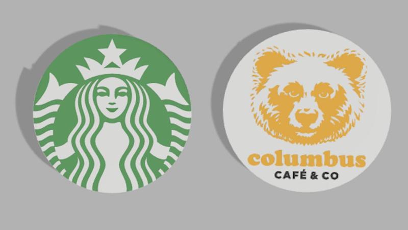 Starbucks and Columbus coasters