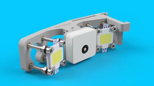Pi Cam v3 mount + 2x 10W LED for Ender 3 V2