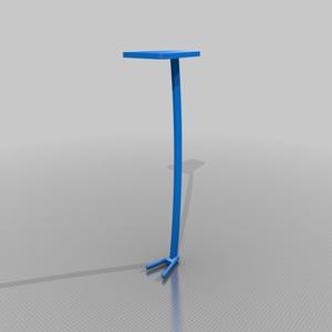 Violin stand (for 3d print or CNC)