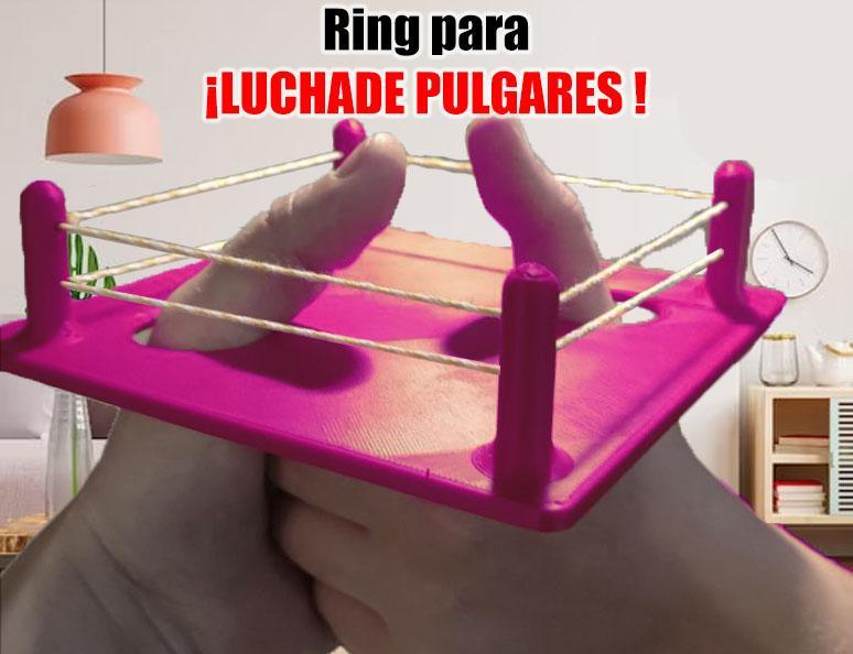 RING THUMB WRESTLING "BOARD GAME".