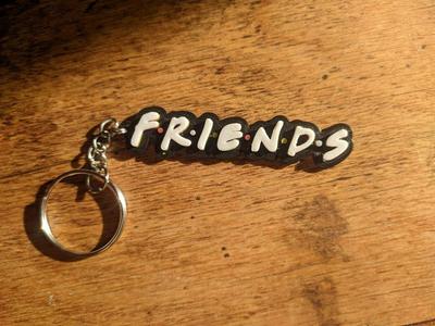 Friends Logo Keychain