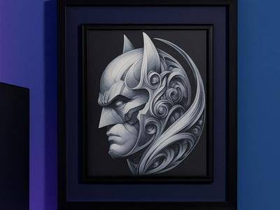 Batman Ornamental Hueforge Wall Art