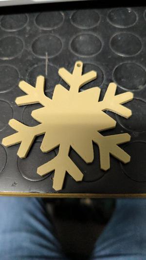 fiocco di neve portachiave