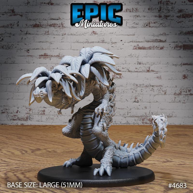 Hunting Reptile ‧ DnD Miniature ‧ Tabletop Miniatures ‧ Gaming Monster ‧ 3D Model ‧ RPG ‧ DnDminis ‧ STL FILE