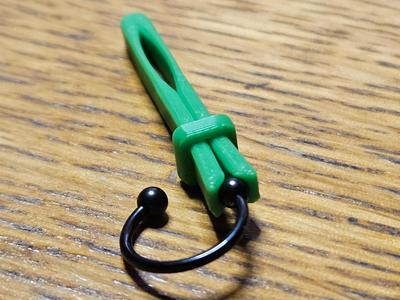 Clamp for Piercing threaded balls