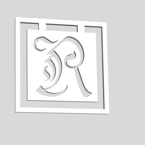 Alphabet Monogram Bookmarks Letter R
