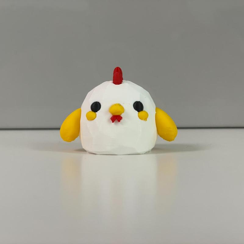 Easter Chick low poly