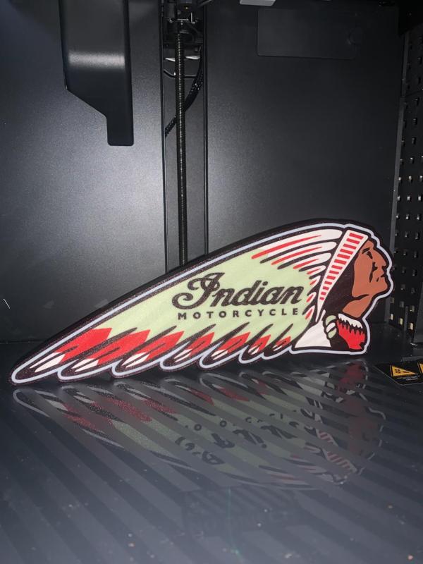 Indian Motorcycle LED Lightbox