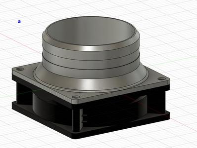 100mm duct  hose adaptor for 120mm Fan