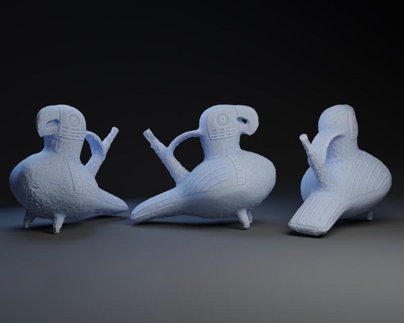 Nazca whistle bottle.