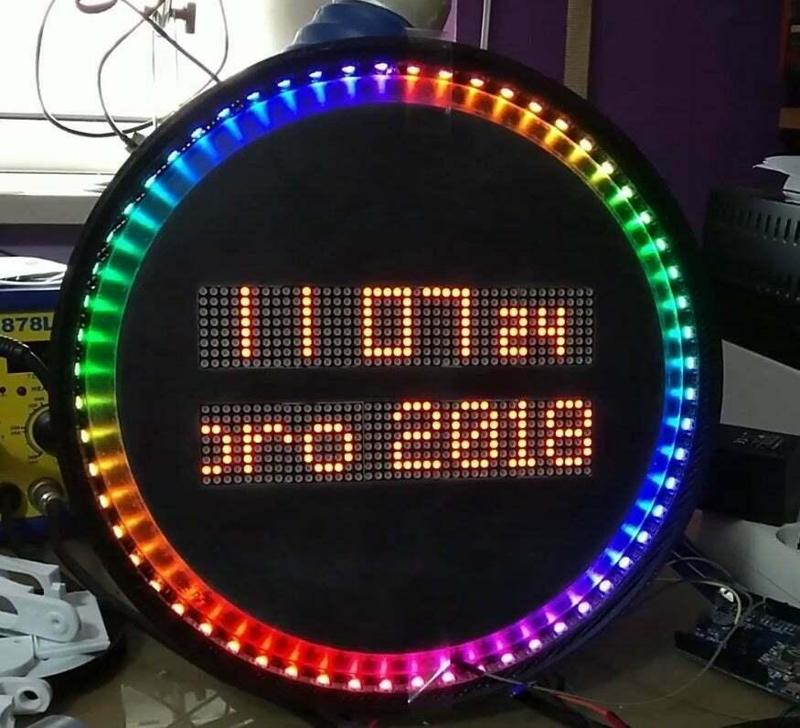 Relogio 10x Matrix 8x8