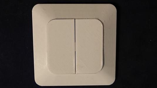 Light switch cover for the 433MHz remote