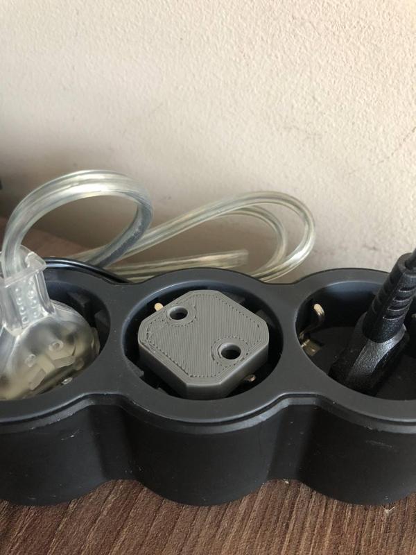 Power socket safety cover plug