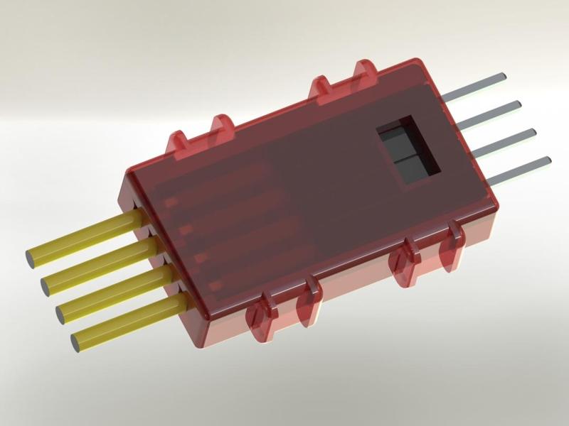 Connector housing Dupont 4Pin