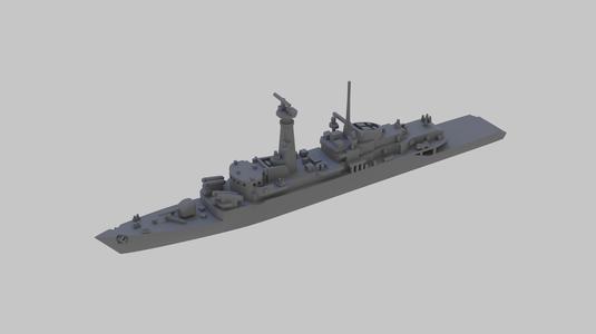 Cold War Royal Navy Type 21 Frigate