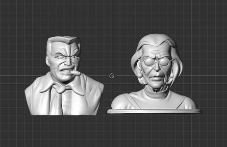 J. Jonah Jameson & Madame Web - STL FILEs