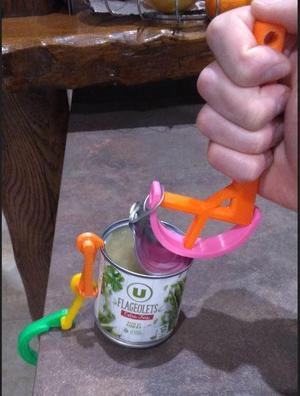 Can opener lever / Levier ouvre-boite de conserve