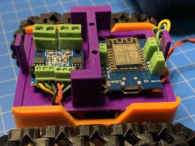 SMARS - WEMOS mounting plate