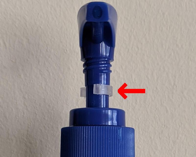 SAVE HAND SANITIZER AND SOAP (Parametric Hand Pump Dispenser Limiter/Collar)