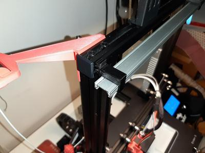 2020 slot mount for led strips with alu profiles