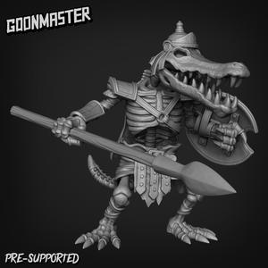 Crocodile Skeleton Spear 1