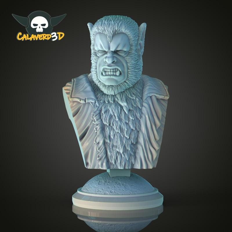 Werewolf bust