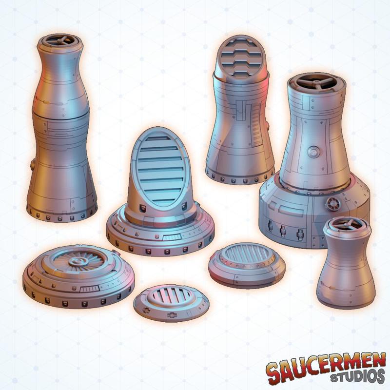 Modular Chimney Stacks