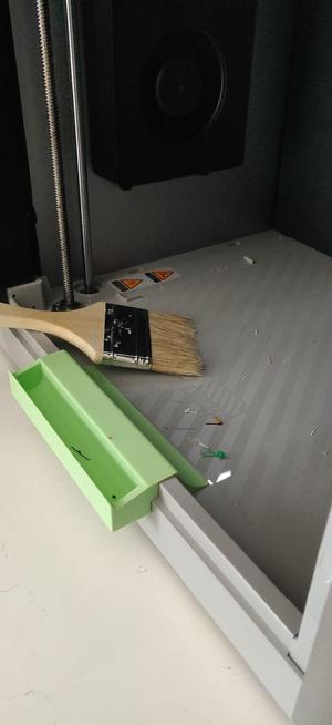 Bambu Lab Filament Poop Spoiler and Bin for Debris Removal